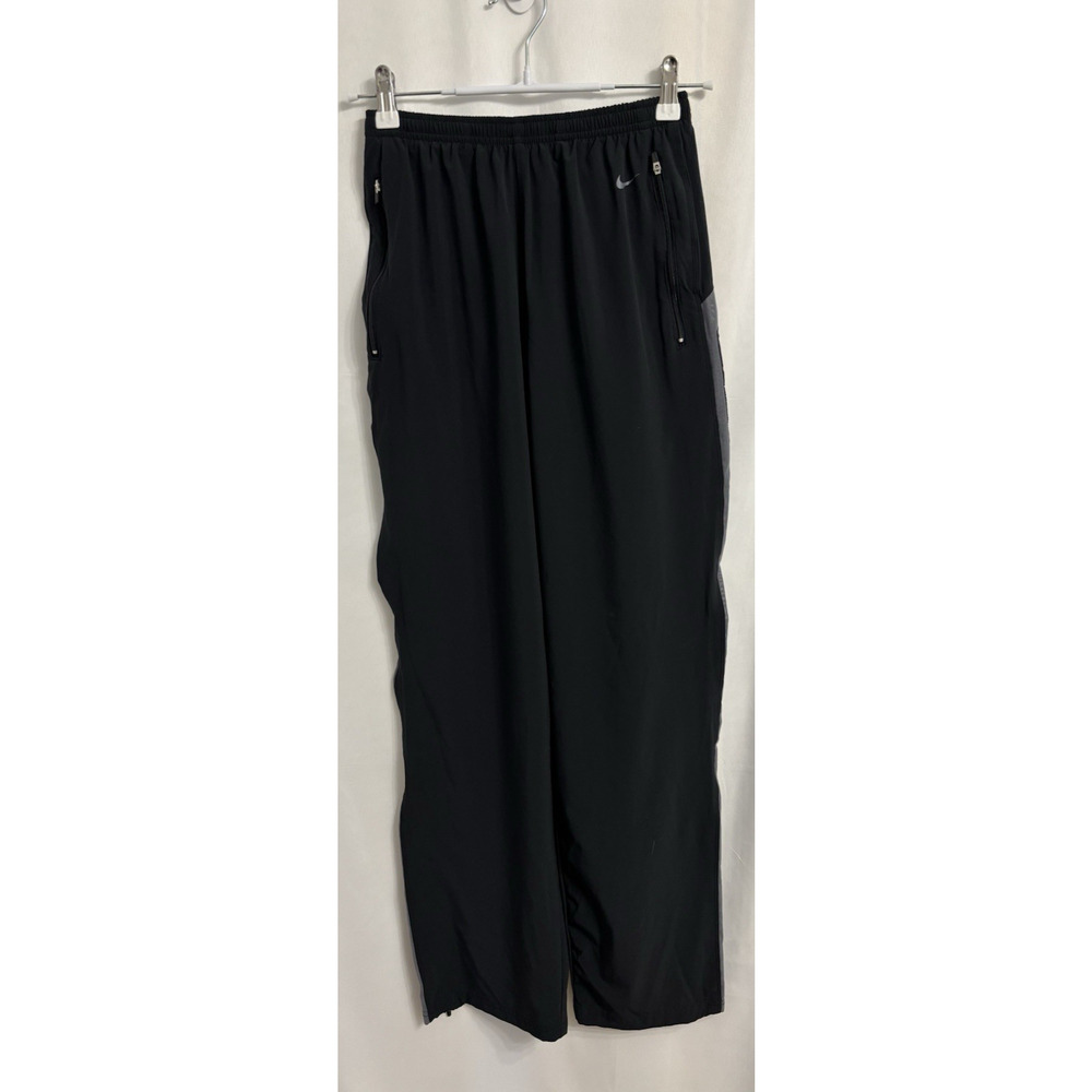 Nike Youth Sm Black Dri Fit Athletic‎ Pants Basketball Sports Fitness Essential